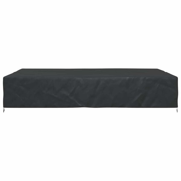 vidaXL Husă pentru mobilă Simplu Negru 350 x 260 x 90 cm 210D