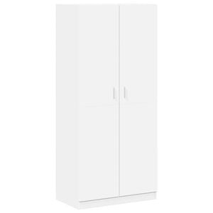 vidaXL Șifonier, alb, 90x52x200 cm, lemn prelucrat