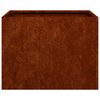 vidaXL Jardinieră Rusty 40x40x30 cm Oțel pentru intemperii