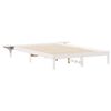vidaXL Cadru de pat cu mese laterale Alb 160 x 210 cm