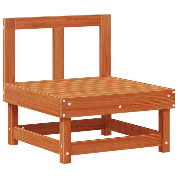 vidaXL Set de lounge pentru grădină 5 pcs Maro Ceară Lemn masiv de pin