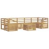 vidaXL Set de canapele de exterior 8 pcs Alb Lemn Solid de Acacia