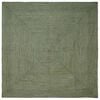 vidaXL Covor de zonă Verde măsliniu 200 x 200 cm Iută