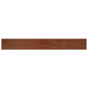 vidaXL Prag de fereastră Lemn brun 60 x 15 x 4,5 cm PVC