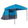 vidaXL Set Cort pentru Camping 2 pcs albastru Tafetă și Material