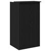 vidaXL Birou de recepție negru 55x50x103,5 cm Lemn prelucrat