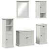 vidaXL Set de mobilier pentru baie VIGO 5 buc. Alb Antic