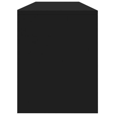 vidaXL Comodă TV, negru, 120 x 30 x 37,5 cm, PAL