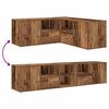 vidaXL Dulap de colț, lemn vechi, 200x40x45 cm, lemn prelucrat