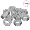 vidaXL Piuliță hexagonală 9000 buc. Argintiu Metal