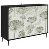 vidaXL Bufet GOTHA Stejar Negru 102 x 33 x 76 cm Lemn prelucrat