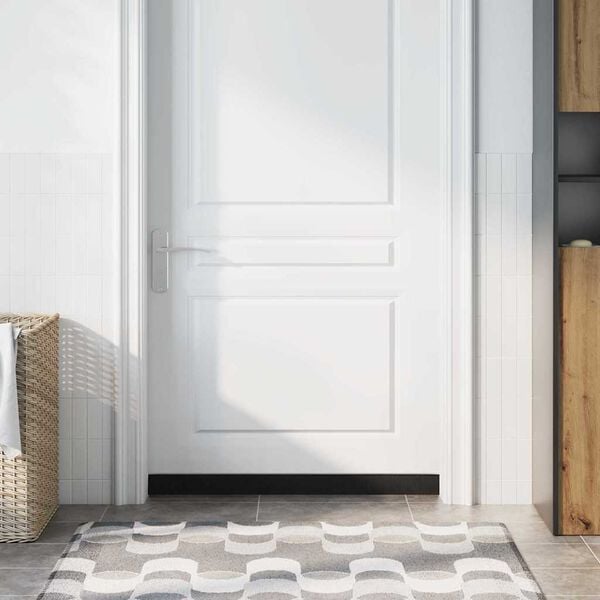 vidaXL Perdele de ușă cu perii cu montare prin &icirc;nșurubare 2 pcs 100 cm