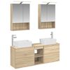 vidaXL Set de mobilier pentru baie 5 pcs Stejar Sonoma