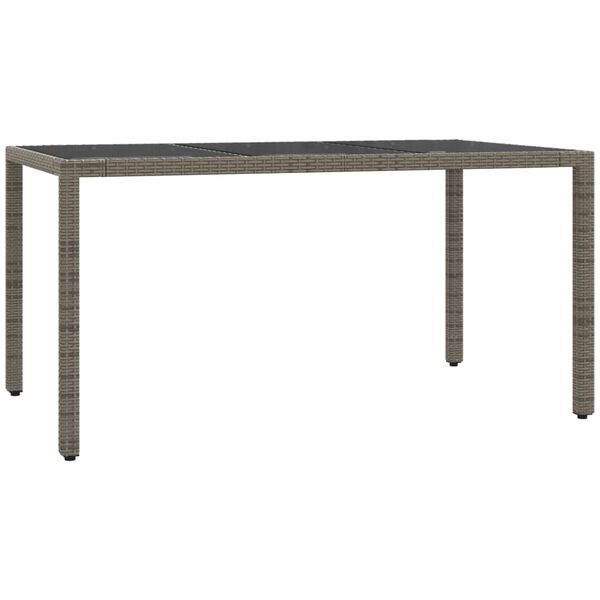 vidaXL Set mobilier de grădină cu perne, 5 piese, gri, poliratan