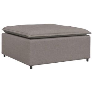 vidaXL Modul taburet modular pentru canapea, gri taupe, 100x100x48 cm
