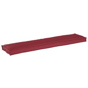 vidaXL Perna pentru palet bordo 180 x 40 x 8 cm Tafeta Oxford