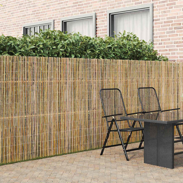 vidaXL Gard din bambus natural 600 x 150 cm Bambus