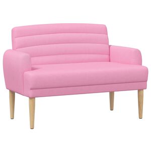 vidaXL Canapea cu capitonaj butonat Roz 116 x 67 x 80 cm Țesătură