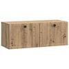 vidaXL Oglindă TV montată pe perete 78,5 x 31 x 30 cm Stejar Artizanal