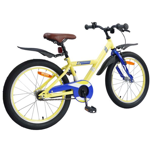 vidaXL Bicicletă pentru Copii 18 Inci pentru 5-7 ani Galben