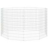 vidaXL Adăpost pentru animale cu 10 panouri, 54x100 cm fier galvanizat