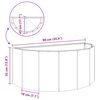 vidaXL Jardinieră Ruginit 90 x 45 x 35 cm Oțel rezistent de intemperii