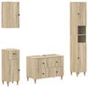 vidaXL Set de dulapuri pentru baie, 4 piese ALKMAAR Stejar Sonoma
