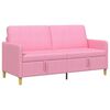 vidaXL Sofa cu Spațiu de Depozitare Roz 172 x 78 x 87 cm Poliester