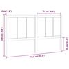 vidaXL Tăblie de pat, 155,5x4x100 cm, lemn masiv de pin