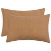 vidaXL Husă pentru pernă 2 buc. HEERLEN Bej 30 x 50 cm Boucl&eacute;