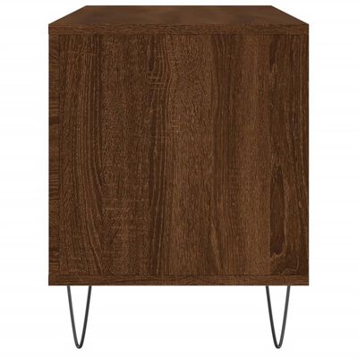 vidaXL Dulap pentru discuri stejar maro, 100x38x48 cm, lemn prelucrat
