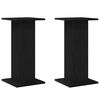 vidaXL Suporturi pentru Difuzoare 2 buc. Stejar Negru 30 x 30 x 60 cm