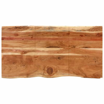 vidaXL Masă de bucătărie, 154x80x76 cm, lemn masiv de acacia