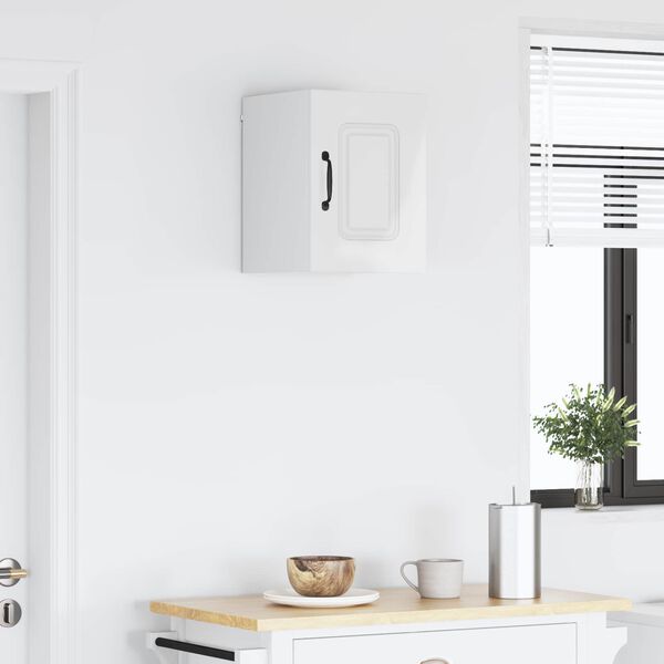 vidaXL Dulap de bucătărie Kalmar Alb lucios 30 x 31 x 40 cm