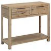 vidaXL Masă consolă, 82x33x73 cm, lemn masiv de acacia