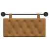 vidaXL Cap de pat suspendat Pe perete Maro 90 x 55 x 7 cm Catifea