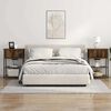 vidaXL Dulap de noapte Stejar fumuriu 55 x 31 x 76 cm Lemn compozit