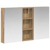 vidaXL Set dulap baie 3 buc. 80 x 10,5 x 50 cm Lemn prelucrat