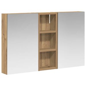 vidaXL Set dulap baie 3 buc. 80 x 10,5 x 50 cm Lemn prelucrat