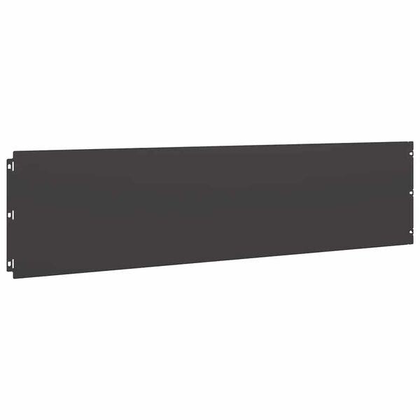 vidaXL Borduri de gazon 10 buc Negru 25x103 cm Oțel laminat la rece