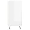 vidaXL Servantă, alb extralucios, 60x35x70 cm, lemn prelucrat