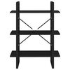 vidaXL Bibliotecă, negru, 80x30x105 cm, PAL