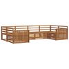 vidaXL Seturi de canapele 6 pcs natural Lemn Solid de Acacia