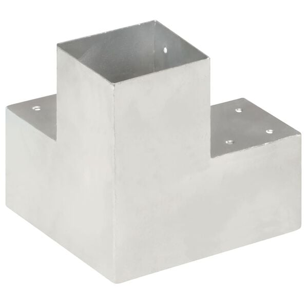 vidaXL Conectori grindă, formă Y, 4 buc, 101x101 mm, metal galvanizat