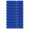 vidaXL Prosoape de saună, FROGN, 10 buc., albastru, 80x200 cm, 360 g/m&sup2;