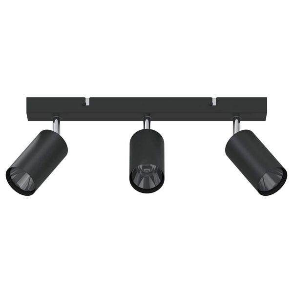 vidaXL Spot de tavan Negru 38 x 5,5 x 16,5 cm Metal