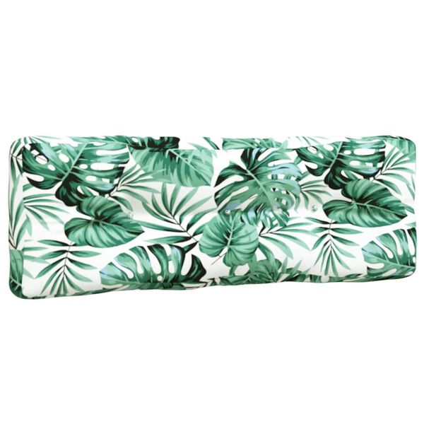 vidaXL Perne de paleți, 5 buc., model cu frunze, material textil