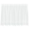 vidaXL Cortină din Dantelă Alb 200 x 120 cm Poliester