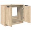 vidaXL Dulap de Baie Stejar Sonoma 64,5 x 33,5 x 59 cm Lemn compozit