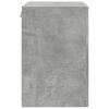 vidaXL Dulap de perete, gri beton, 80x42,5x64 cm, lemn prelucrat